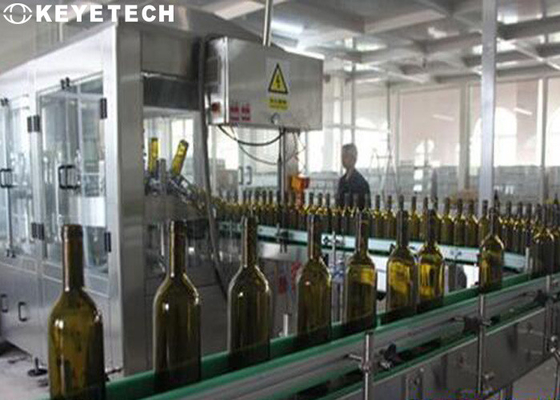 Algoritmo vacío del AI de la botella del ron que clasifica el sistema de inspección del casquillo