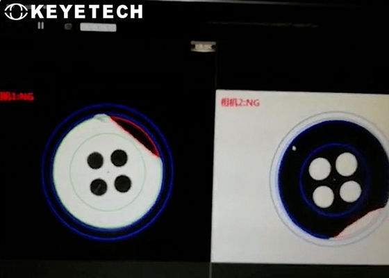 Máquina de inspección automática de la visión para la inspección de botones de prendas de vestir