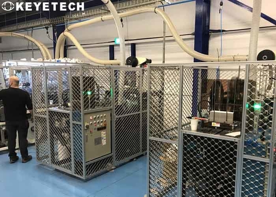 Sistema de inspección plástico de las tapas del café con la alta cámara industrial de Piexl