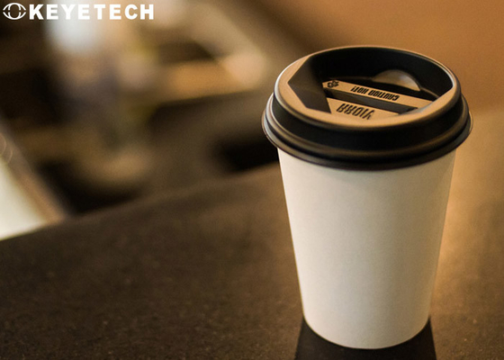 Sistema automático de la máquina de la inspección para las tapas del café con la exhibición industrial de HD