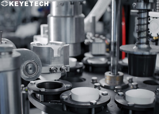 Sistema automático de la máquina de la inspección para las tapas del café con la exhibición industrial de HD