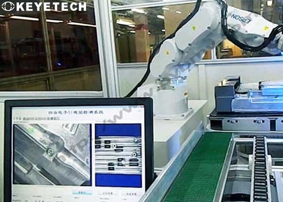 El sistema de inspección automático del monitor industrial de la PC se adapta al brazo mecánico
