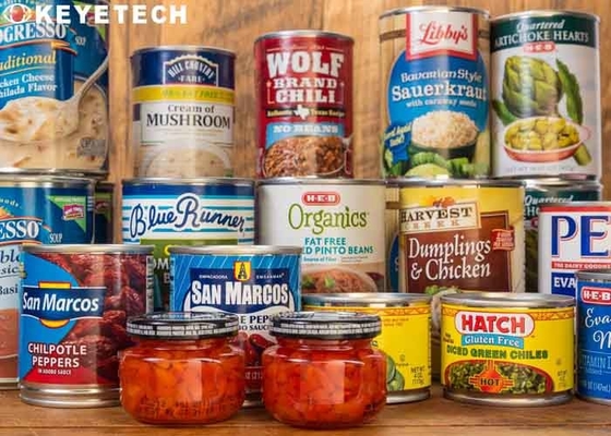 La comida conserva la máquina de la inspección de la calidad con la estructura de equipos y programas