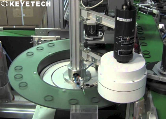 O Ring Quality Inspection Machine Convey con la placa vibrante de cristal