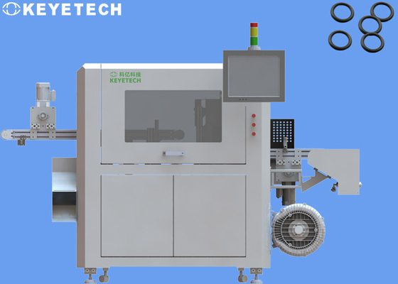 O Ring Quality Inspection Machine Convey con la placa vibrante de cristal