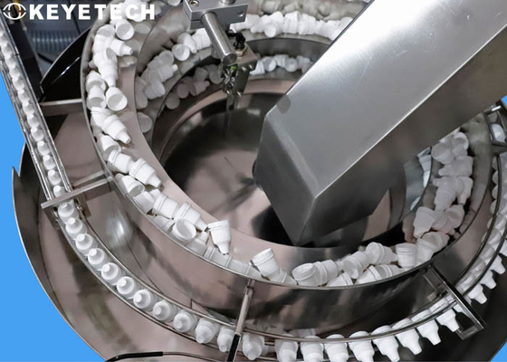 Paquete en tiempo real de la máquina de la inspección visual de 4KW Ai que clasifica el sistema para los casquillos de descenso de ojo