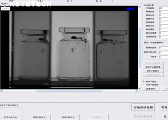 Sistema de inspección visual automatizado completo para las botellas farmacéuticas