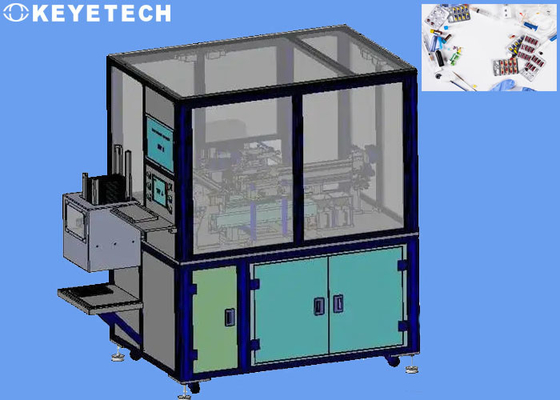 Reconocimiento visual de la imagen del AI de la máquina de la inspección de la calidad de la línea de relleno líquida