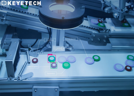Máquina óptica automática de la inspección para la detección del defecto de superficie del producto