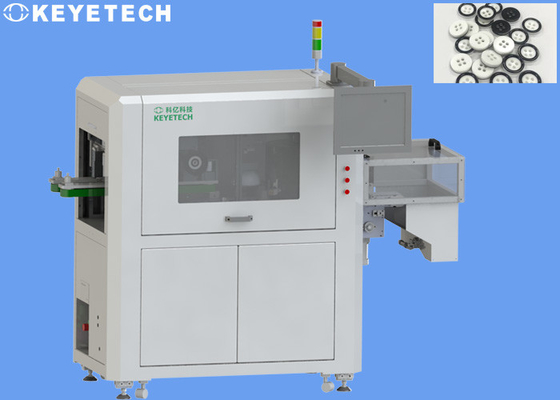 Máquina óptica automática de la inspección para los accesorios de la industria textil