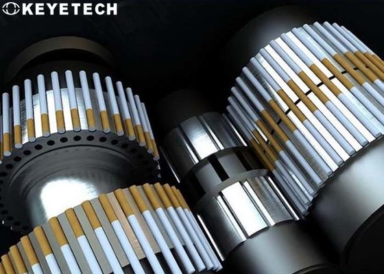 El sistema de inspección visual para las hojas del tabaco de cigarrillo emerge comprobando