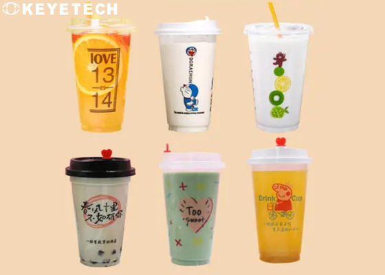 Verificador de botellas del En-molde del equipo de la inspección de KEYE Plastic Beverage Cup Packaging