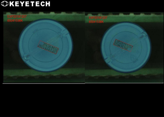 Máquina video de la inspección de la etiqueta del sistema visual para la botella de agua del gel que empaqueta 100pcs/Min