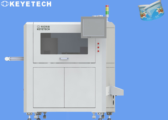 Sistemas de inspección inteligentes Aoi Machine For Yogurt Cup de la visión por ordenador