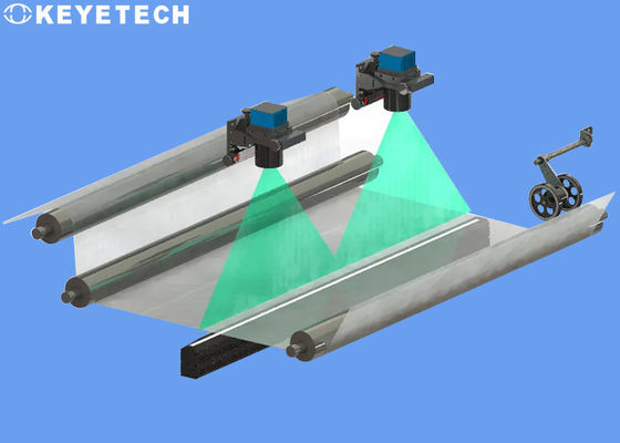 Sistema de inspección visual de defectos de superficie de película de cámara CCD en línea