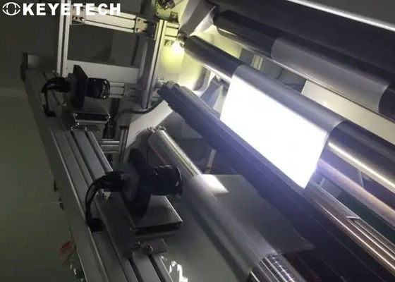 Sistema de inspección visual de defectos de superficie de película de cámara CCD en línea