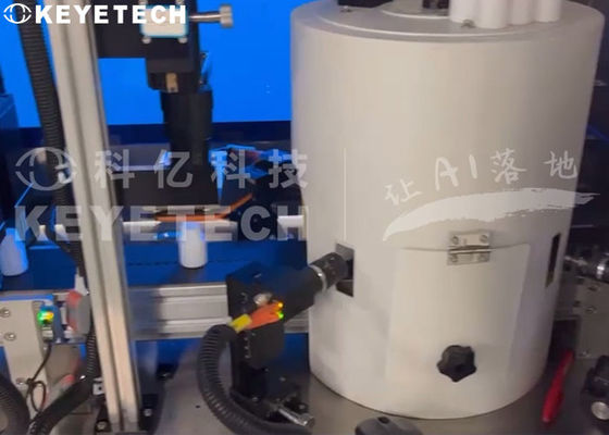 Sistema de inspección visual de botellas de PE farmacéuticas para contenedores de 30 a 150 cc