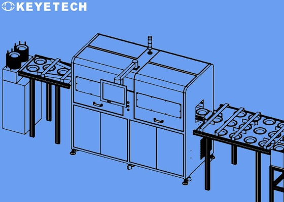 Detector visual redondo de papel de los defectos superficiales del sistema de inspección de la placa