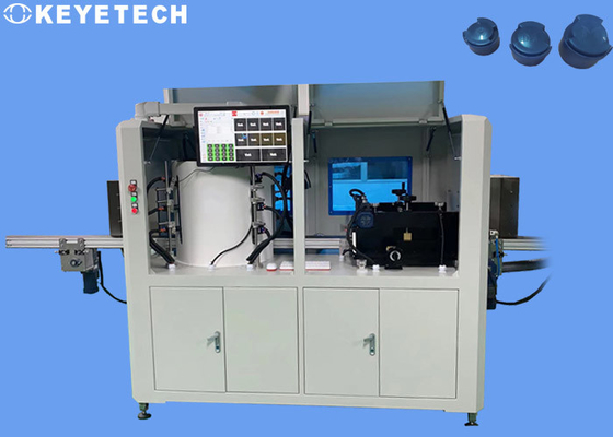 Artículos de tocador Flip Cap Visual Inspection System para Ring Broken Defects Detection