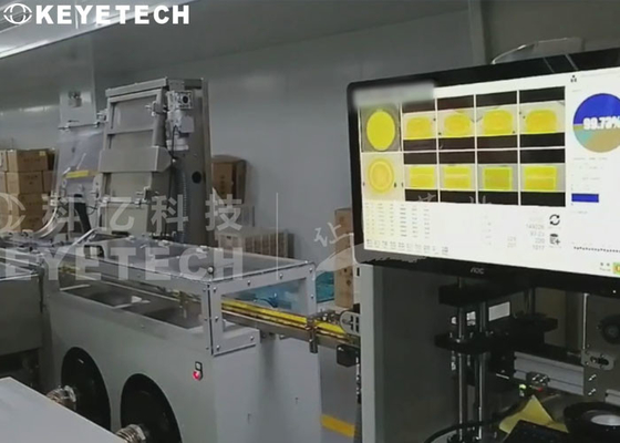 Máquina de clasificación óptica de tapones de botellas de aceite comestible