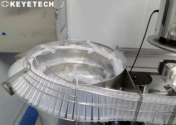 Máquina de inspección visual por cámara para la detección de defectos superficiales en piezas médicas de plástico