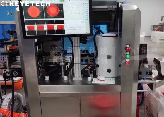 Sistema de Inspección Visual en Línea para el Cierre de Tapones de Condimentos con Exportación de Datos