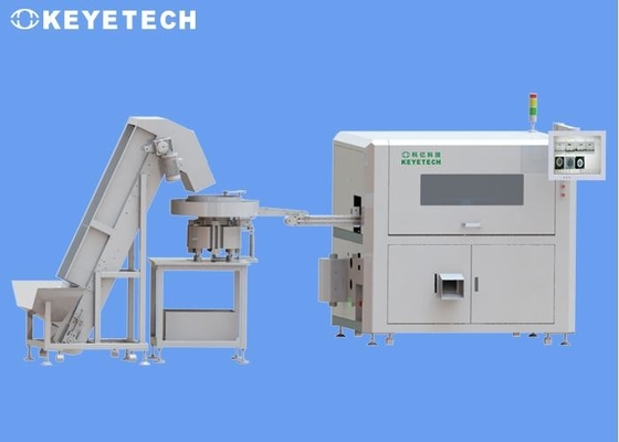 Paquete en tiempo real de la máquina de la inspección visual de 4KW Ai que clasifica el sistema para los casquillos de descenso de ojo