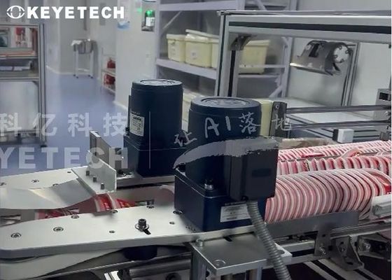 Máquina de inspección de cámara basada en IA antes de la carga y apilamiento de la taza IML