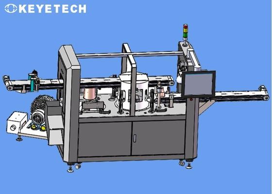 Soluciones llave en mano Robot de entrada IML con sistema de inspección de visión totalmente automatizado