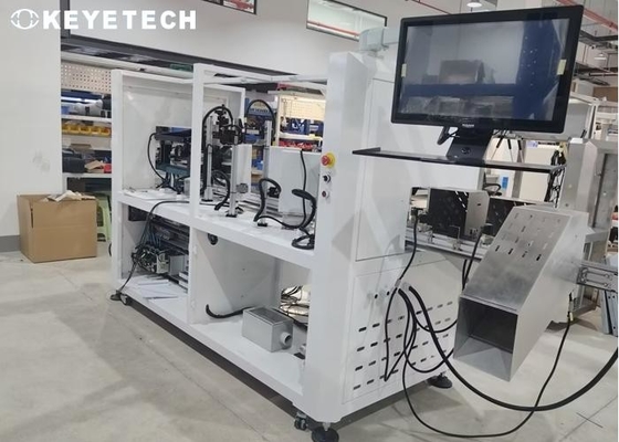 Equipo de inspección visual de botellas de leche PET en línea con la máquina de embalaje