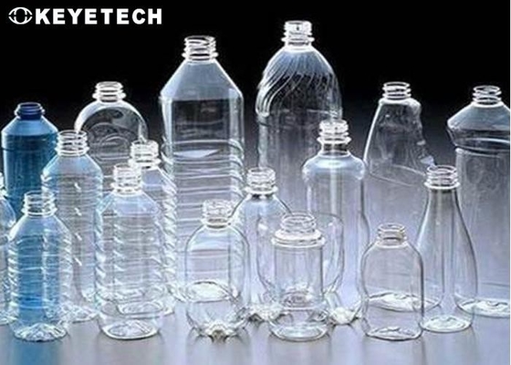 Sistema de inspección visual de los recipientes de botellas de plástico transparentes y opacos