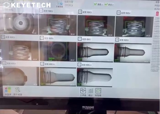 6 Máquina de inspección de calidad de preformas PET PP con soporte para plataformas en la nube
