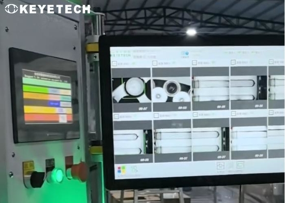 Equipo de empaquetado de la inspección de la botella de cristal y del casquillo con fuente de luz estroboscópica