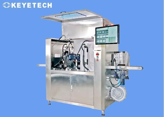 Máquina de clasificación de defectos de tapa de botella de montaje con sistema de monitoreo de IA