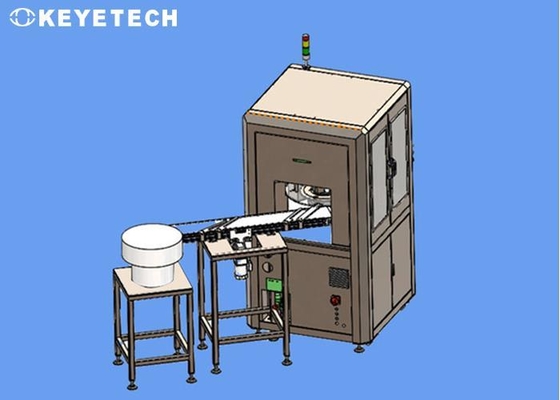 Máquina de inspección visual de pequeño diámetro para componentes de tapones de goma