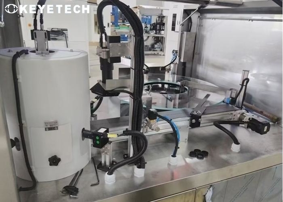 Máquina de inspección visual de pequeño diámetro para componentes de tapones de goma