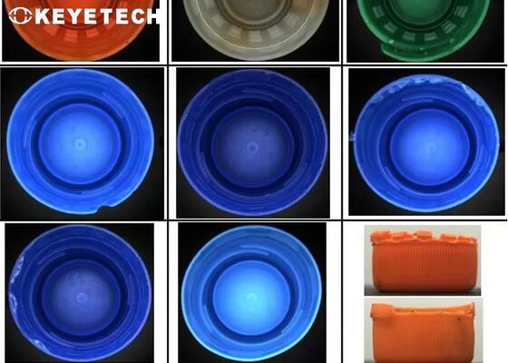 Máquina de inspección visual de tapa de plástico de PP Rechaza los defectos de flash de manchas negras