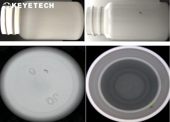 Máquina de inspección visual basada en IA KEYE con nuevo diseño para botellas de HDPE/PP