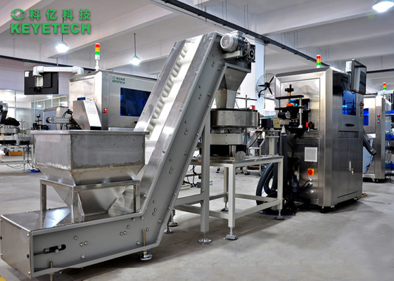 Sistema de inspección de visión óptica de 2L de botella de mango de lácteos en línea con máquina de pesaje