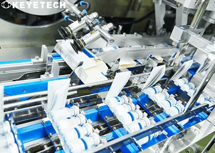 Sistema de inspección visual automática de helicóptero de bebidas lácteas con alimentador de tazón