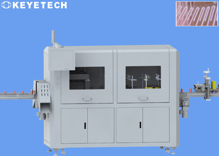 Máquina de inspección visual de rollo de embalaje de bebidas de paja con dispositivo de etiquetado