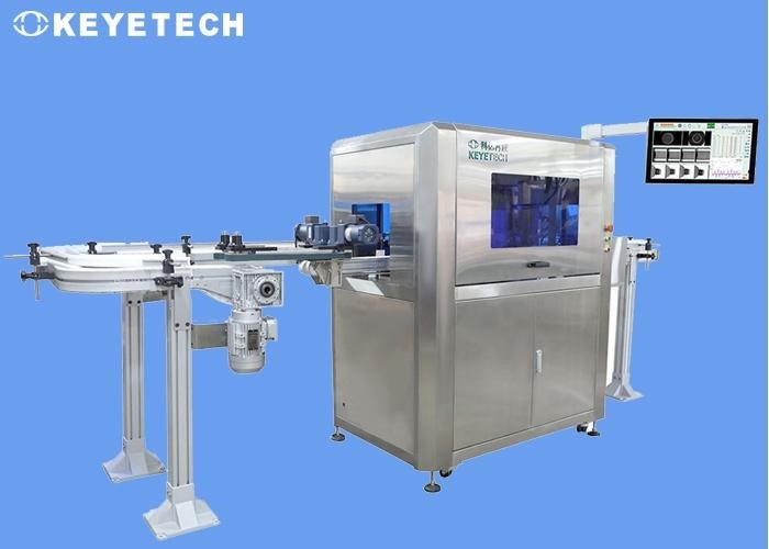 Máquina de inspección visual de botellas de HDPE para uso industrial de FMCG