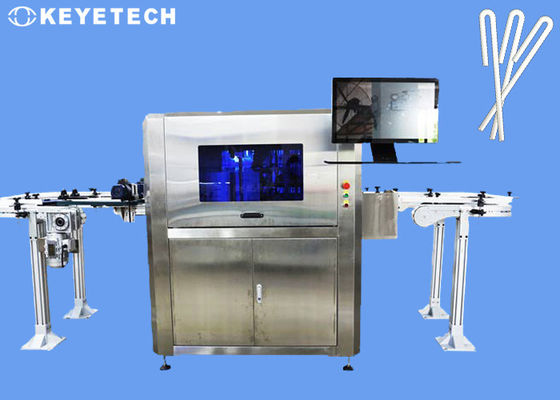 Equipo del sistema de inspección de AI Vision para pajitas de papel de embalaje en rollo