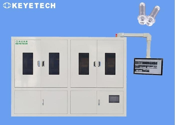 Máquina de inspección de visión con cámara de alta resolución para preformas de botellas de PET